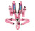 NRG 5PT 3in. Seat Belt Harness / Cam Lock - Pink - SBH-B6PCPK Photo - Primary