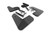Rally Armor 2027 Kia EV5 Black Mud Flap - Metallic Black Logo - MF140-UR-BLK-MBK Photo - Primary
