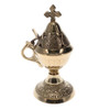 Brass Censer Lidded - Cross
