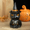 Oil Burner - Frightful Folk Witch Cat
