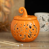 Oil Burner - Frightful Folk Pumpkin