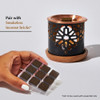 Incense Brick Burner - Oriental star