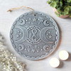 Wall Plaque - Silver Triple Goddess