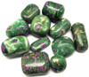 Ruby in Zoisite tumbled stone