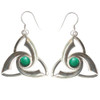 Triquetra  stone earrings