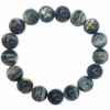 Crystal 12mm bead Bracelet - tigers eye