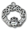 Medium Charm - claddagh