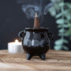Incense Holder - Cauldron with Triple Moon