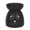 Oil Burner - Matt Black Cat