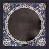 Scrying Mirror - with sodalite decoration