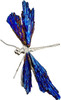 Electroplated Tourmaline - Dragonfly Blue