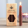 Spell Candles - brown Bees Wax