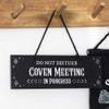 MDF Sign - Coven Meeting in Progress