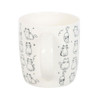 Mug - White Cat print