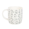 Mug - White Cat print