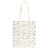 Tote Bag - White Cat print