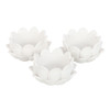 Tea Light Holders - White Lotus