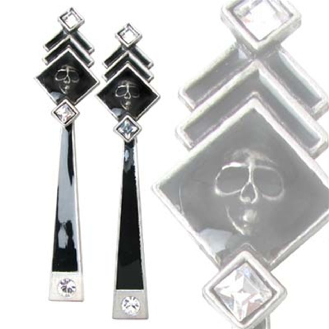 Alchemy Demimondaines earrings (studs, pair) - Uncle Festers