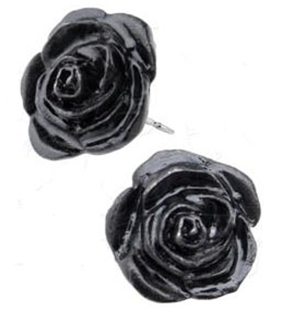 Alchemy Black Rose Studs - Uncle Festers