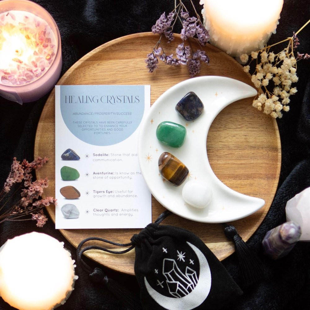 Crystal Healing set - Prosperity and Success - Uncle Festers