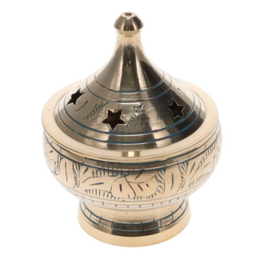 Brass Censer -  Blue Tint