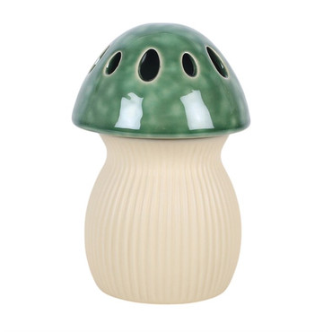 Oil Burner - Green Mushroom