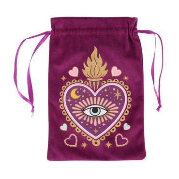 Velvet Pouch - Sacred Sight Heart