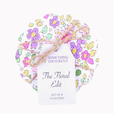 Coaster Set - Flowers