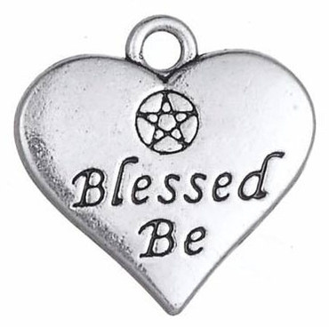 Blessed Be Heart charm