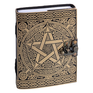 Leather Journal – Pentacle Gold