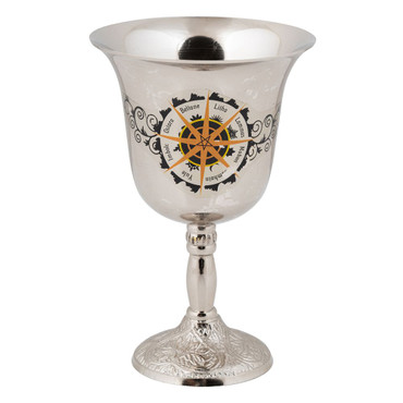 Wheel of Year Goblet Stainless Steel