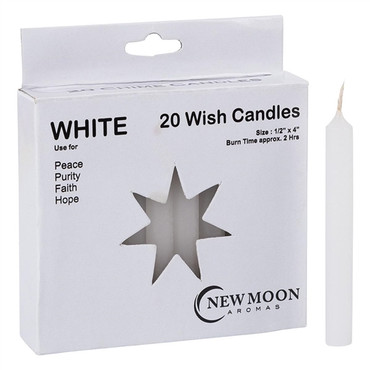 Wish Candles - budget pack - white