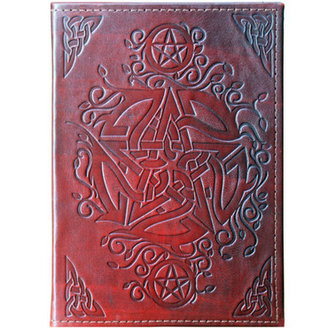 Leather Journal – Large Pentacle
