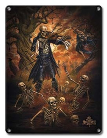 Danse Macabre - Metal Plaque