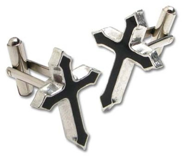 Dirge Cross Cufflinks