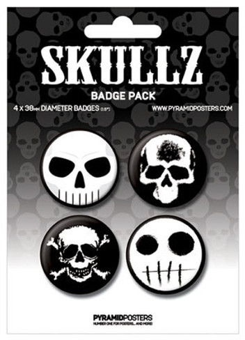 Iconic Skullz - badge pack