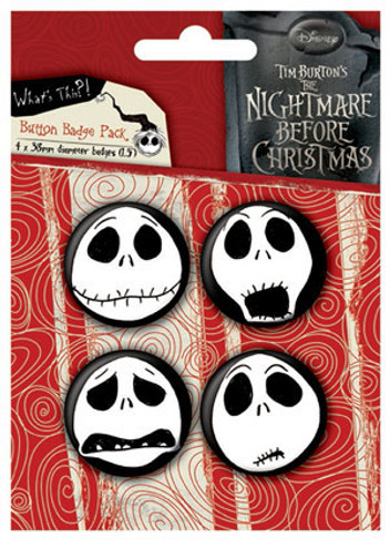 Jack Skellington - badge pack