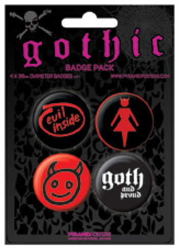 Iconic Gothic - badge pack