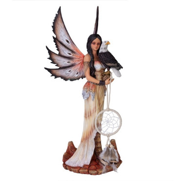 Eagle Fairy with Dreamcatcher figure