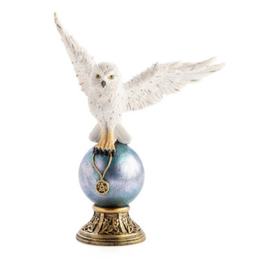 Snowy Owl on Crystal Ball