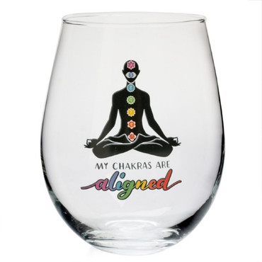 Stemless Wine Glass Chakra