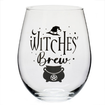 Stemless Wine Glass Witches Brew