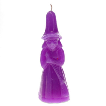 Purple Witch Figure Candle