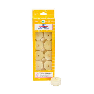 Satya Tea Light Candles - Sandalwood