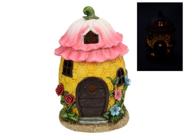 Fairy Garden Honeycomb Solar House