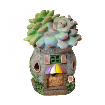 Fairy Garden Succulent House with LED