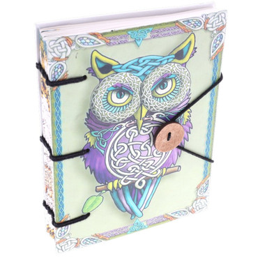 Paper Journal with Celtic Owl