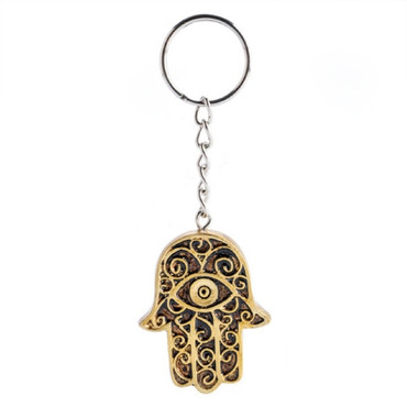 Lucky Hamsa Keyring