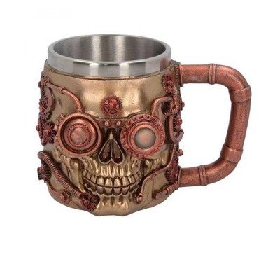Steampunk Skull Mug