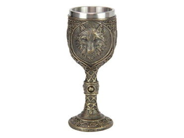 Goblet - Wolf with Antique finish